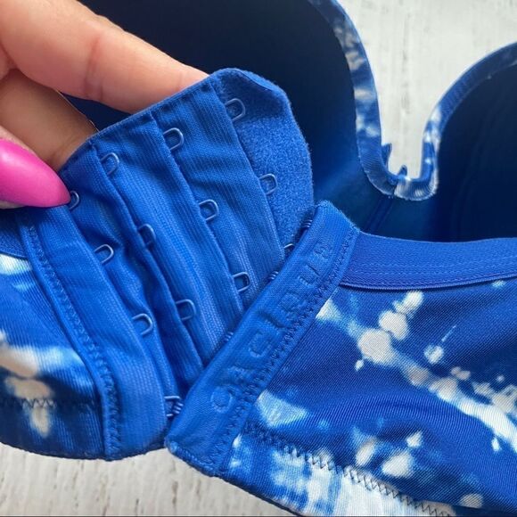 Cacique cotton lightly lined t-shirt bra tie dye - Picture 7 of 10